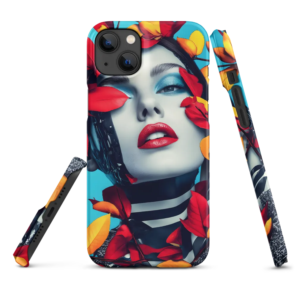 Futuristic Fusion: Nature Meets Technology | Phone Case |  14 Plus | Snap Case | Matte