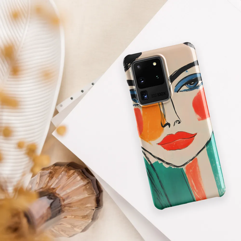 Vivid Portrait of a Modern Muse | Phone Case |  S20 Ultra | Snap Case | Glossy