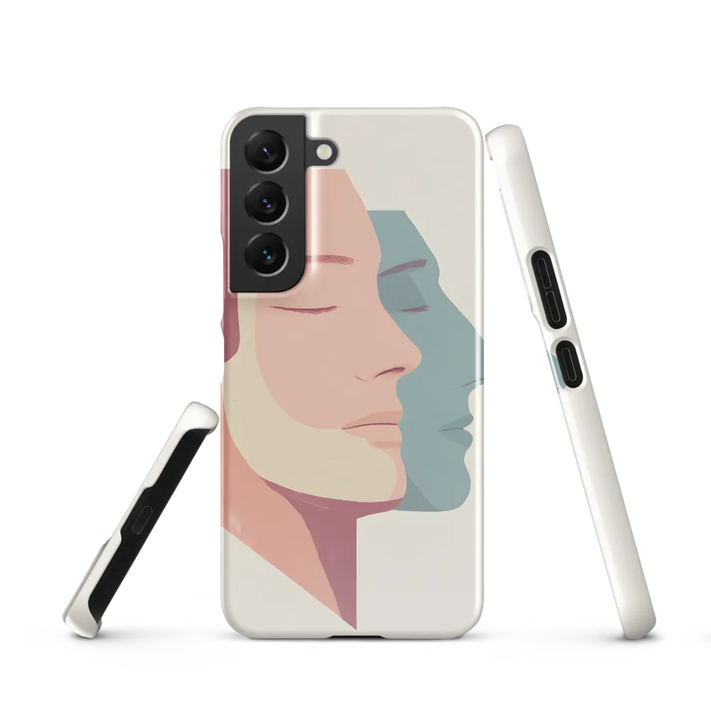 Dual Facets of Serenity | Phone Case |  S22 | Snap Case | Glossy