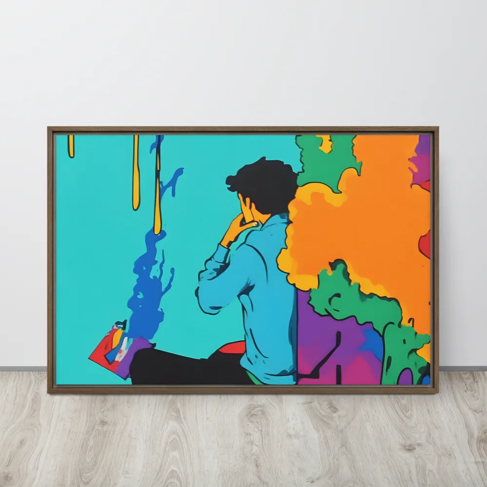 The Artist Within | Canvas with Brown Frame | 24″×36″