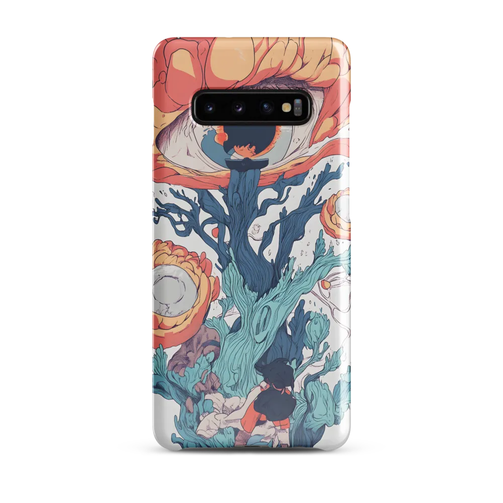 The Watchful Bloom | Phone Case |  S10 Plus | Snap Case | Glossy