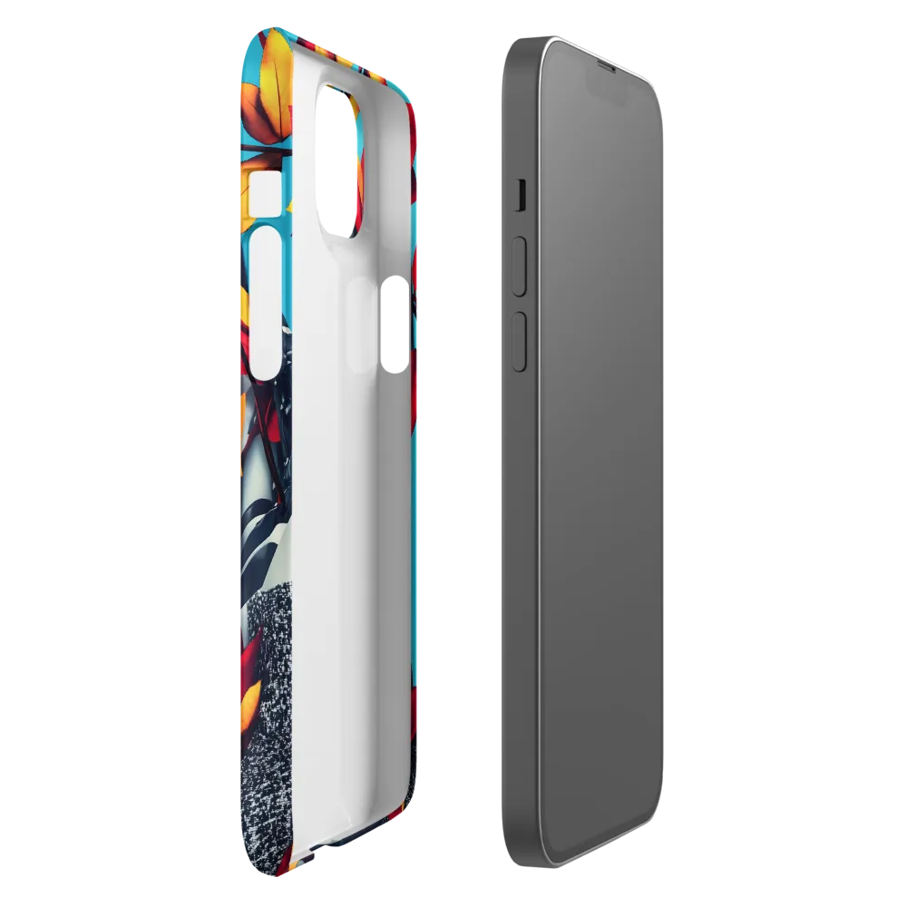 Futuristic Fusion: Nature Meets Technology | Phone Case |  14 Plus | Snap Case | Matte