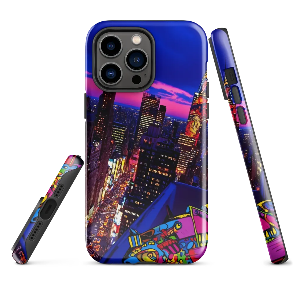 Neon Twilight: A City in Vibrance
