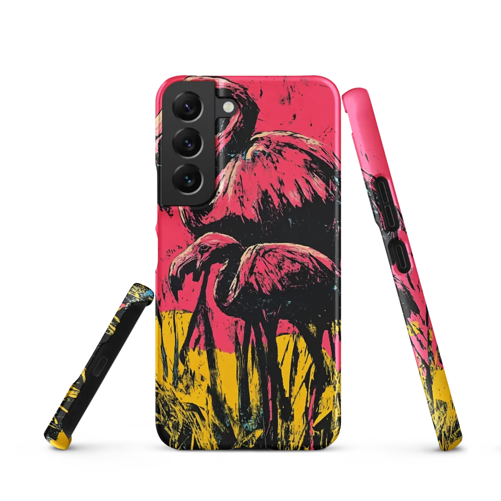 Flamingo Duet: A Pop Art Expression