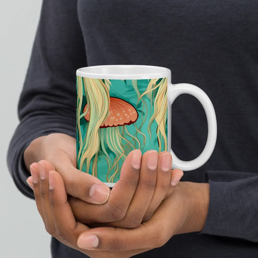 Ethereal Dance of Jellyfish | Mugs | Multiple Sizes & Colors