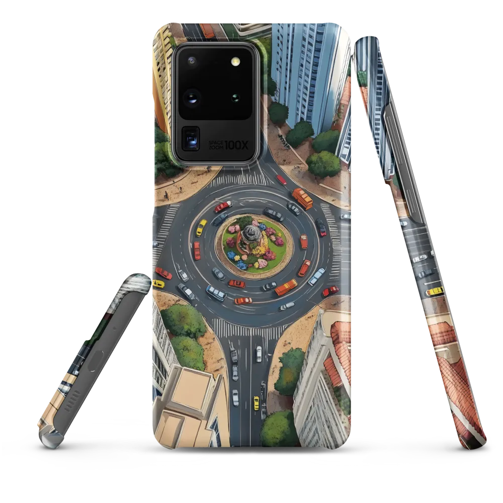 Urban Symphony: Aerial Vision of City Life