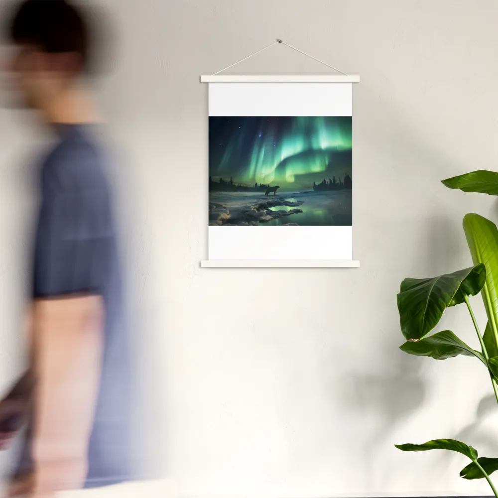 Auroral Guardianship | Poster With White Wood Hanger | 18″×24″