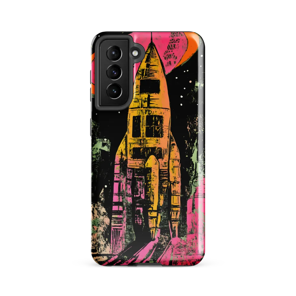 Cosmic Voyage: A Surreal Rocket Adventure