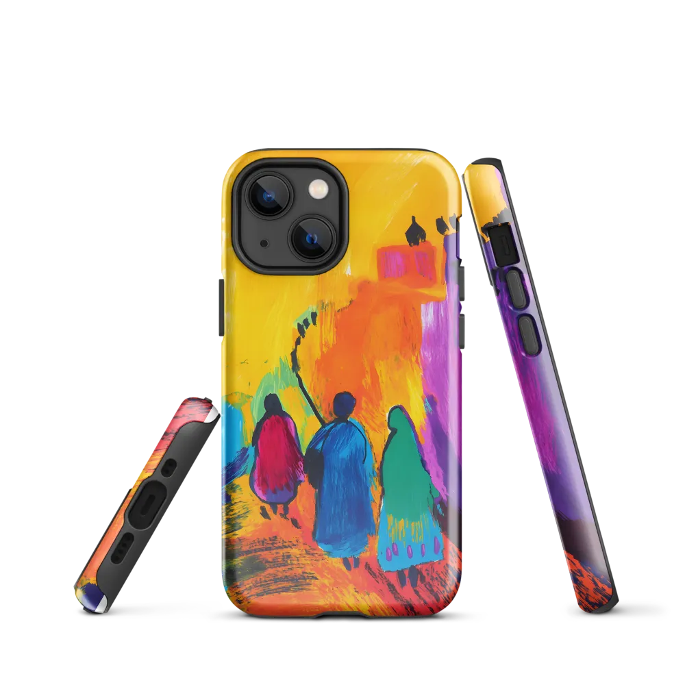 Journey Through Color | Phone Case |  13 mini | Tough Case | Glossy
