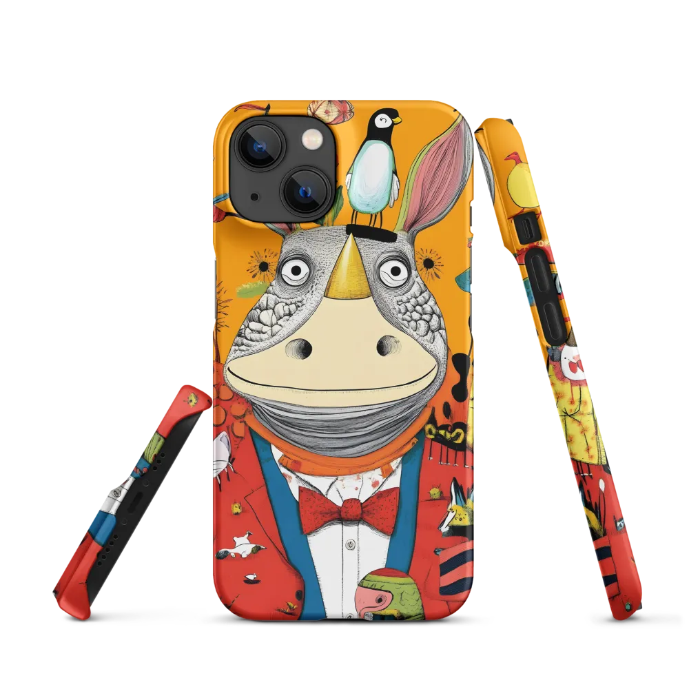 Whimsical Rhinoceros: A Playful Encounter