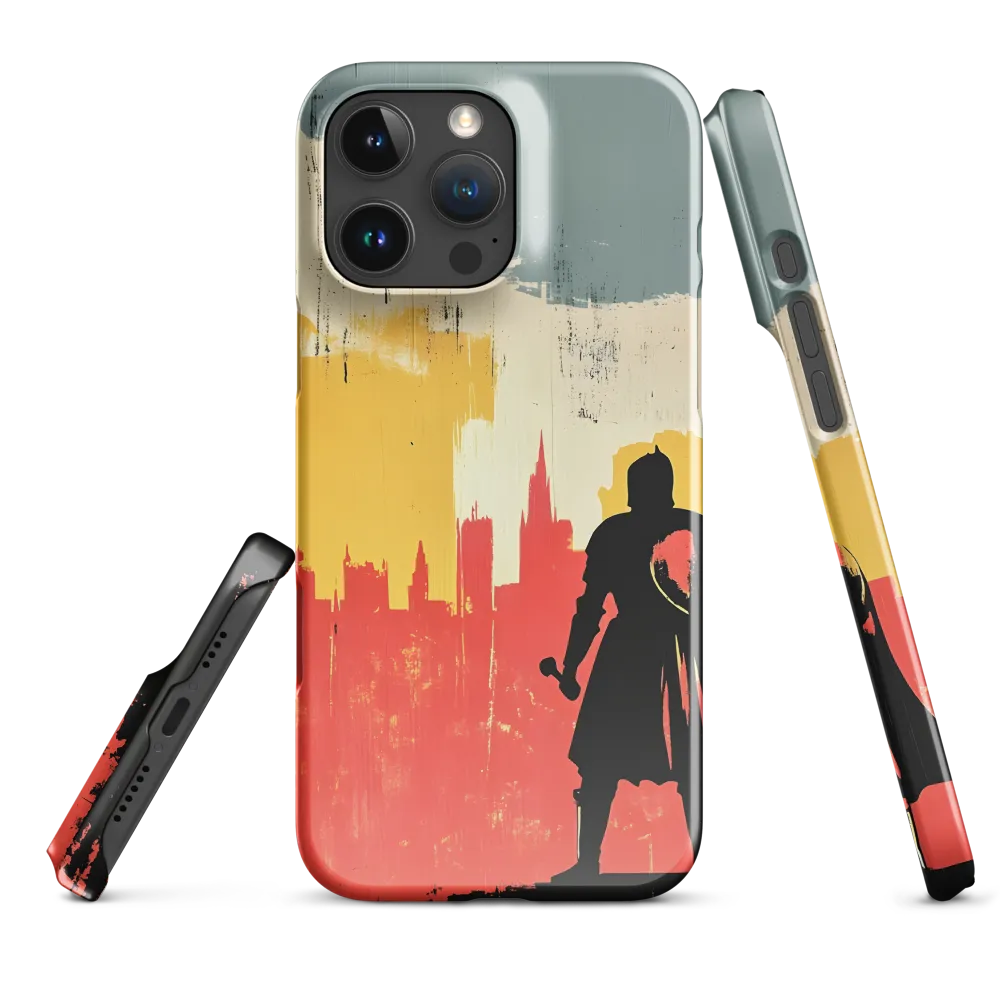 Hero in the Urban Dawn | Phone Case |  16 Pro Max | Snap Case | Glossy