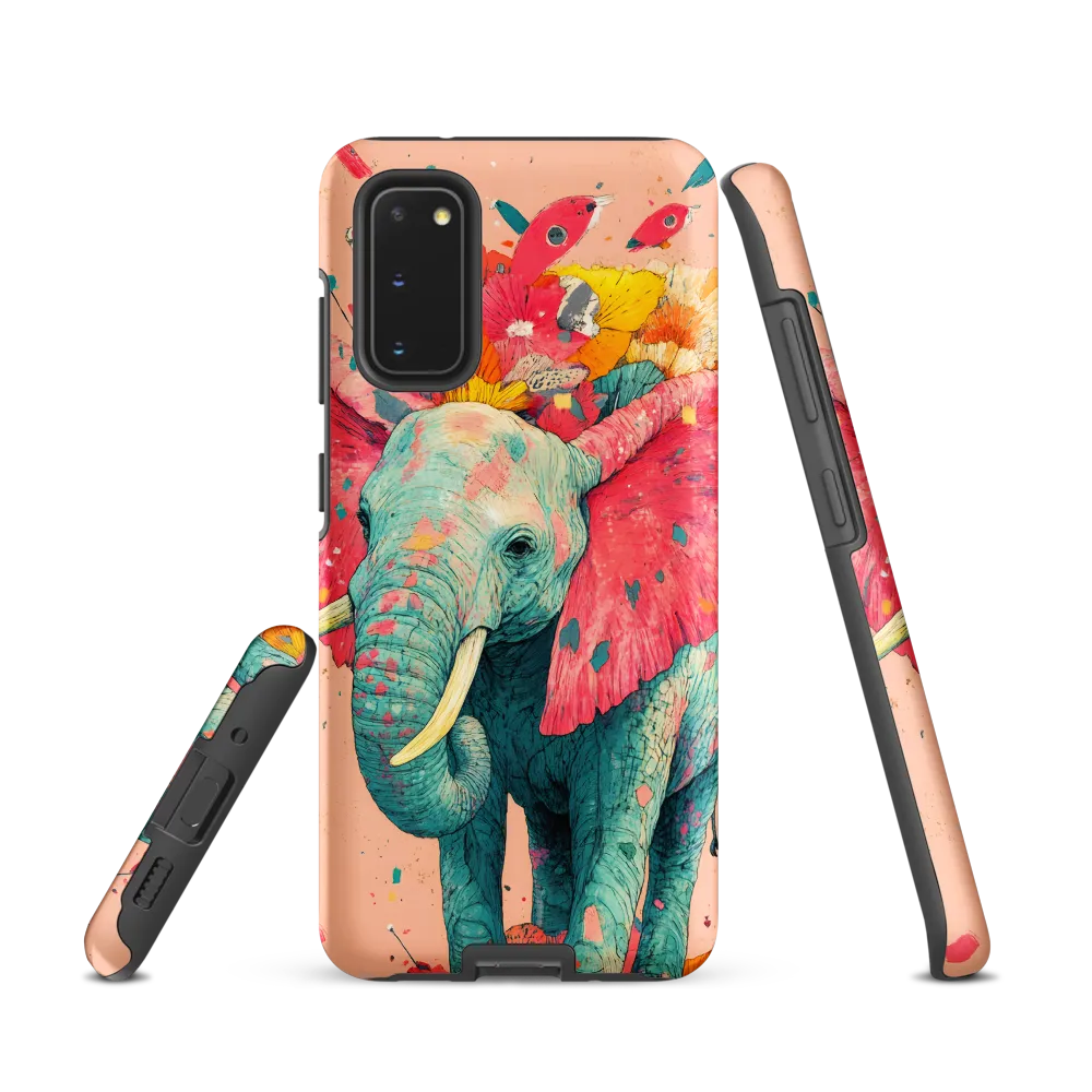 Whimsical Elegance: The Floral Elephant