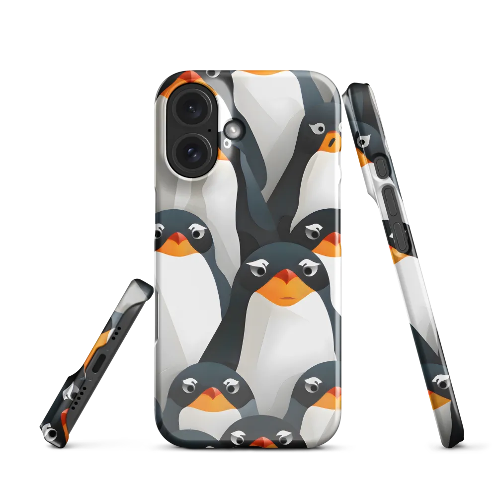 Penguin Parade | Phone Case |  16 | Snap Case | Glossy