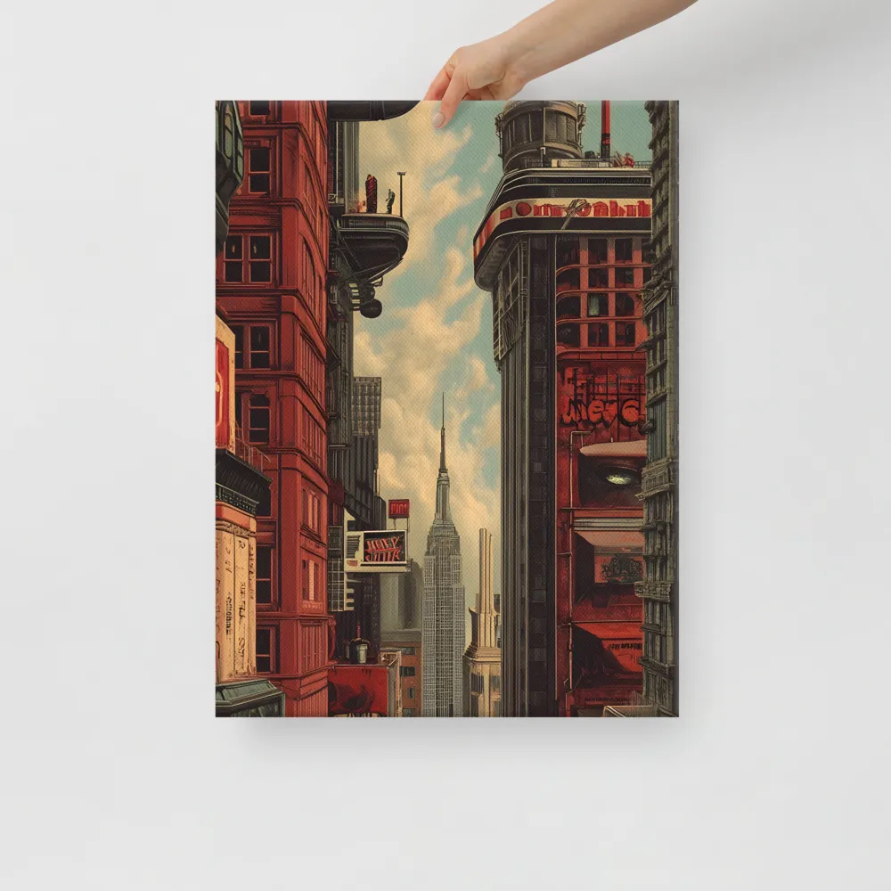 A Glimpse of Tomorrow: Urban Ambition | Canvas | 18″×24″