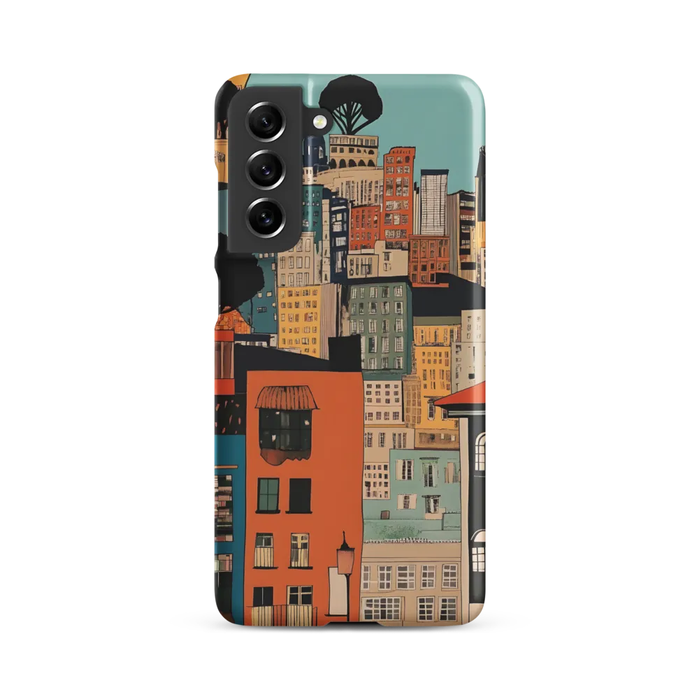 Urban Fusion: A Colorful Cityscape