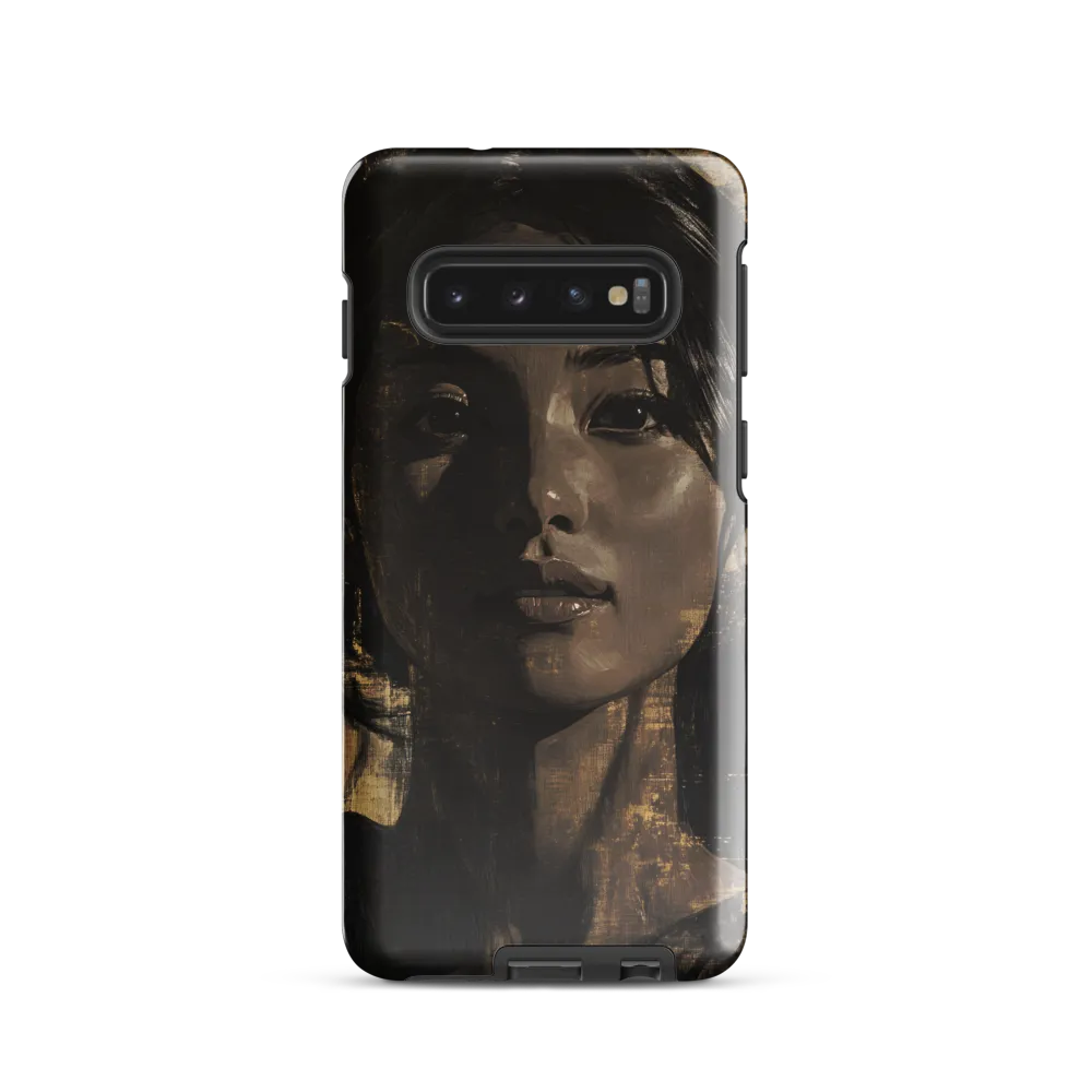 Golden Gaze: A Contemporary Portrait