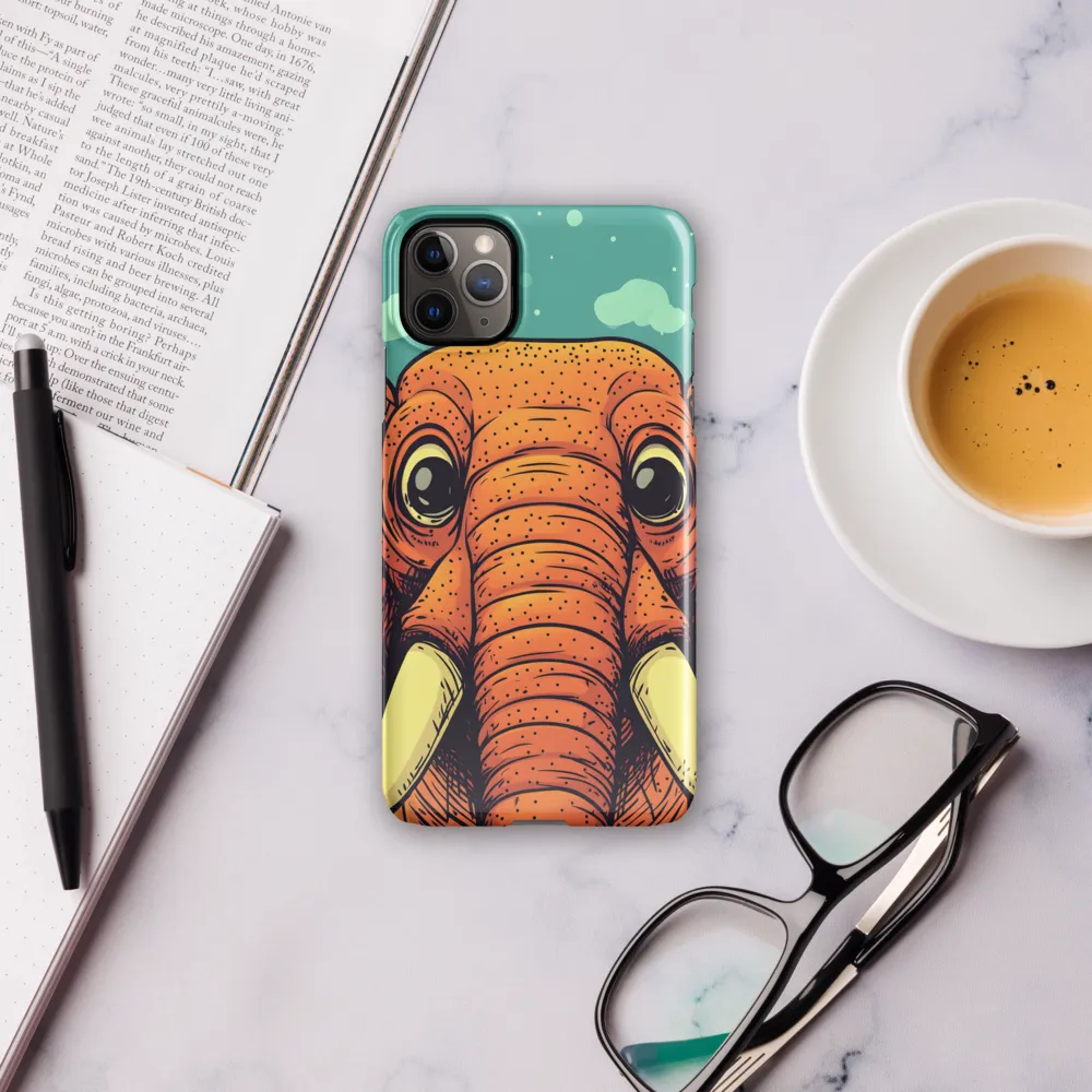 Whimsical Majesty: The Playful Elephant | Phone Case |  11 Pro Max | Snap Case | Glossy