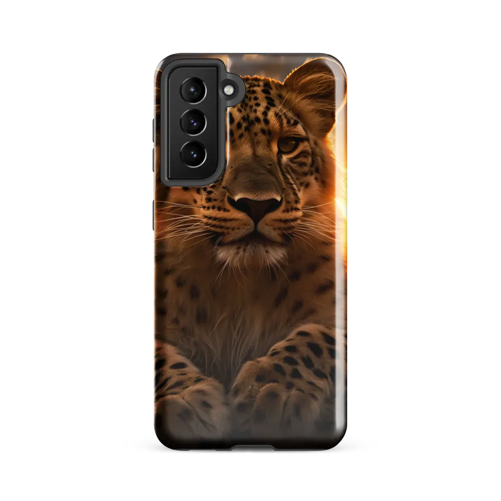 Regal Presence: The Leopard at Sunset