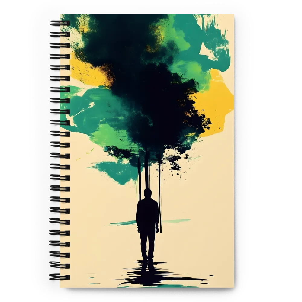 Whispers of Solitude | Spiral Notebook