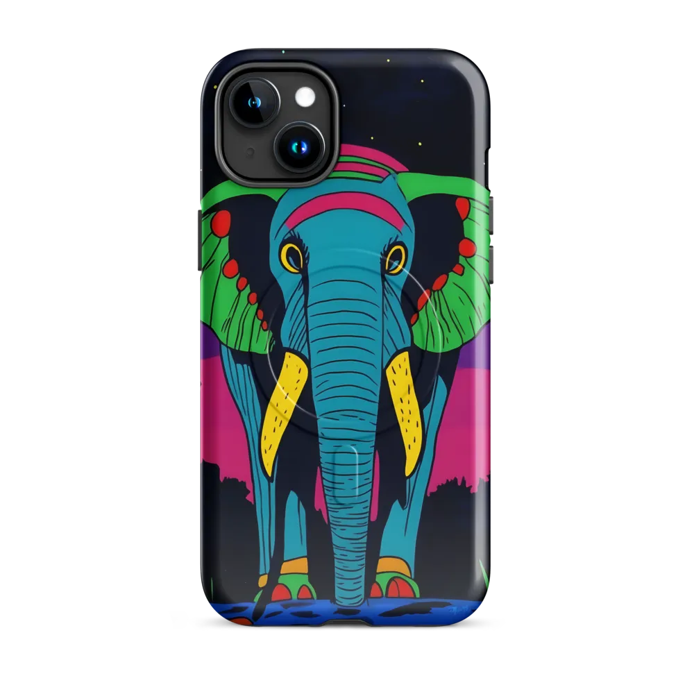 Whimsical Majesty: The Vibrant Elephant