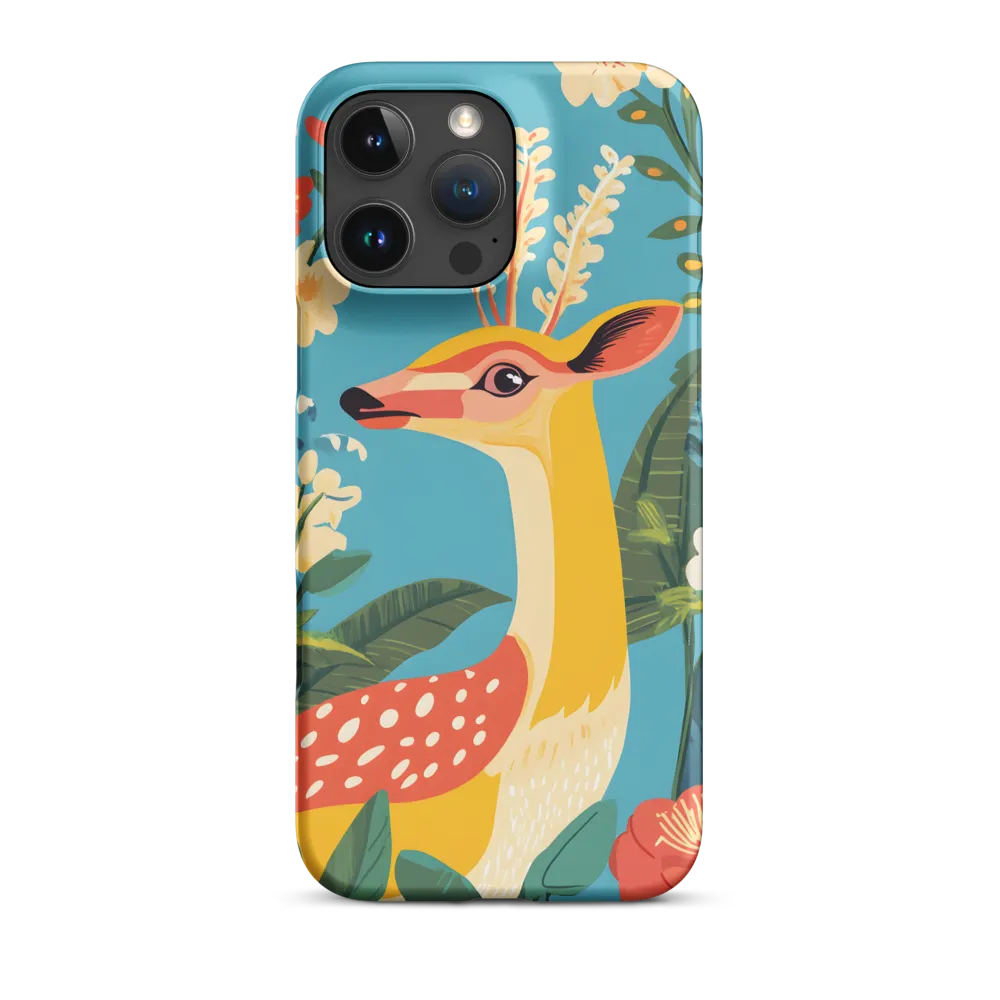 Serene Majesty: A Vibrant Deer Amidst Flora