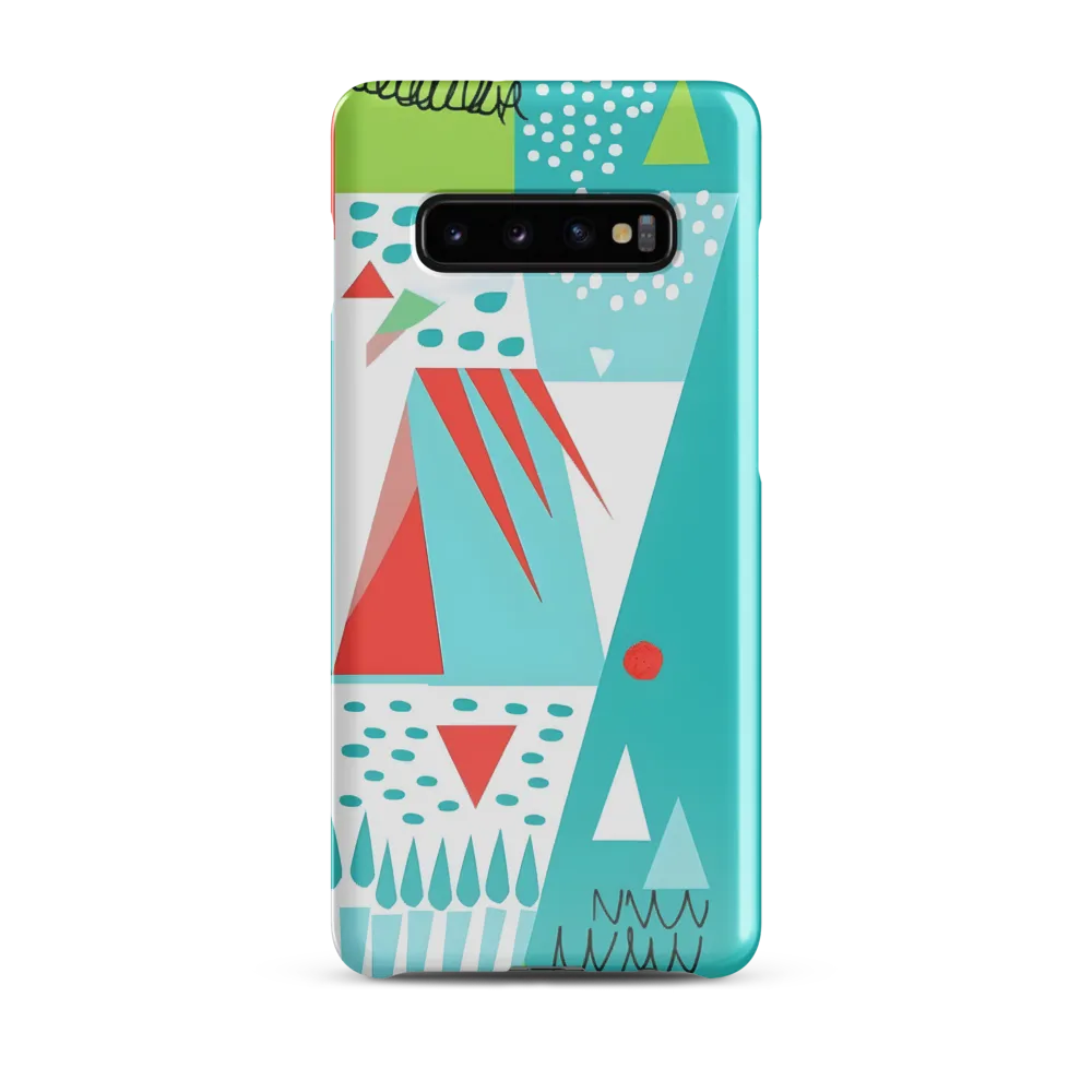 Dynamic Geometric Harmony | Phone Case |  S10 Plus | Snap Case | Glossy