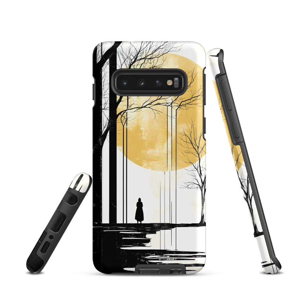 Solitude Under the Yellow Sun | Phone Case |  S10 | Tough Case | Matte