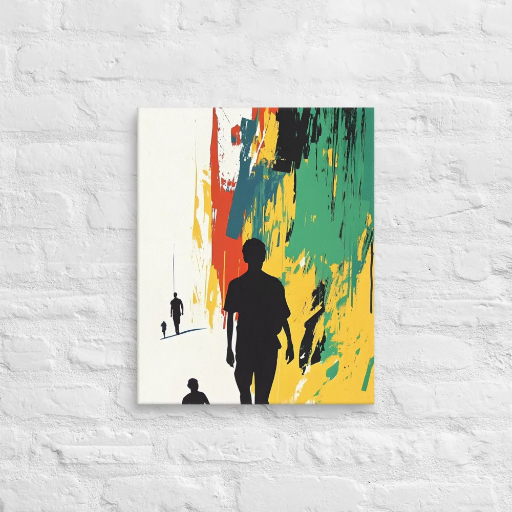Journey of Silhouettes | Canvas | 16″×20″