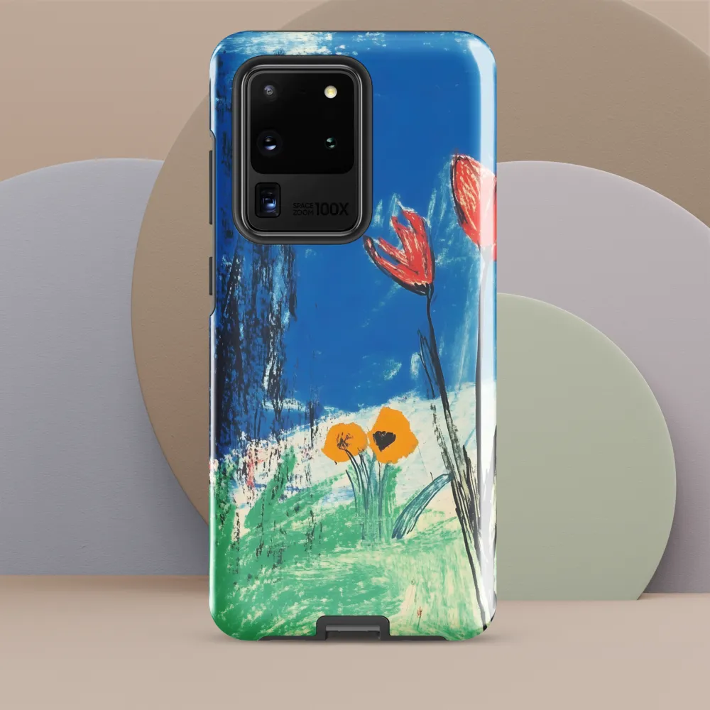 Joyful Blossoms in Blue