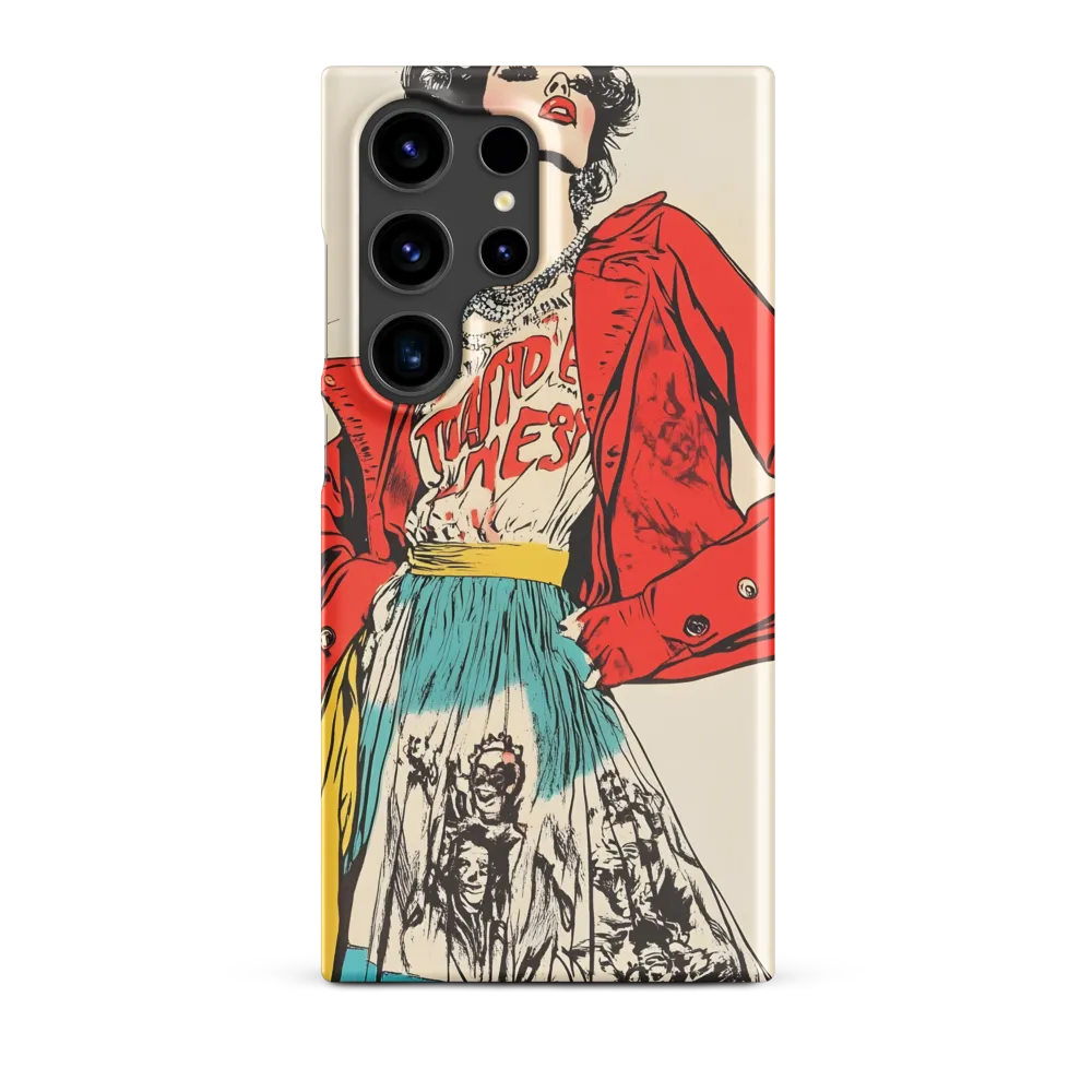 Vibrant Elegance: A Pop Art Fashion Statement