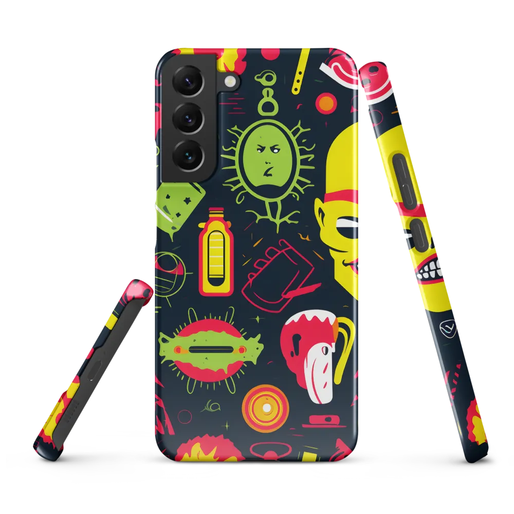 Neon Revelry: A Quirky Exploration of Modern Pop Art