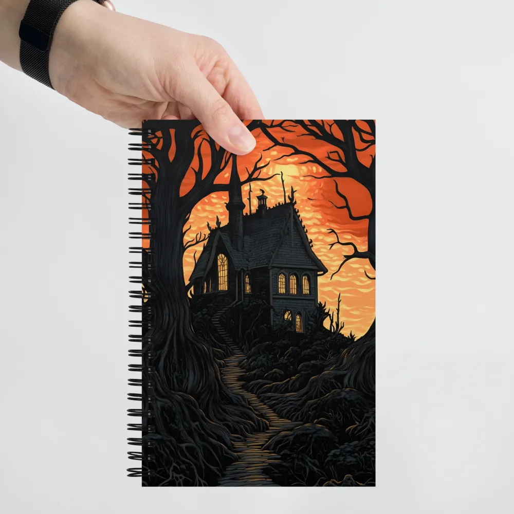 Whispers of the Enchanted House | Spiral Notebook