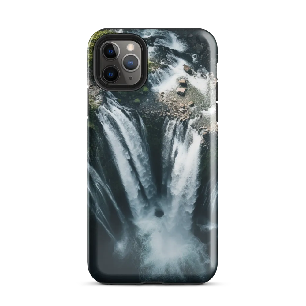 Nature's Power: The Cascading Waterfall | Phone Case |  11 Pro Max | Tough Case | Glossy