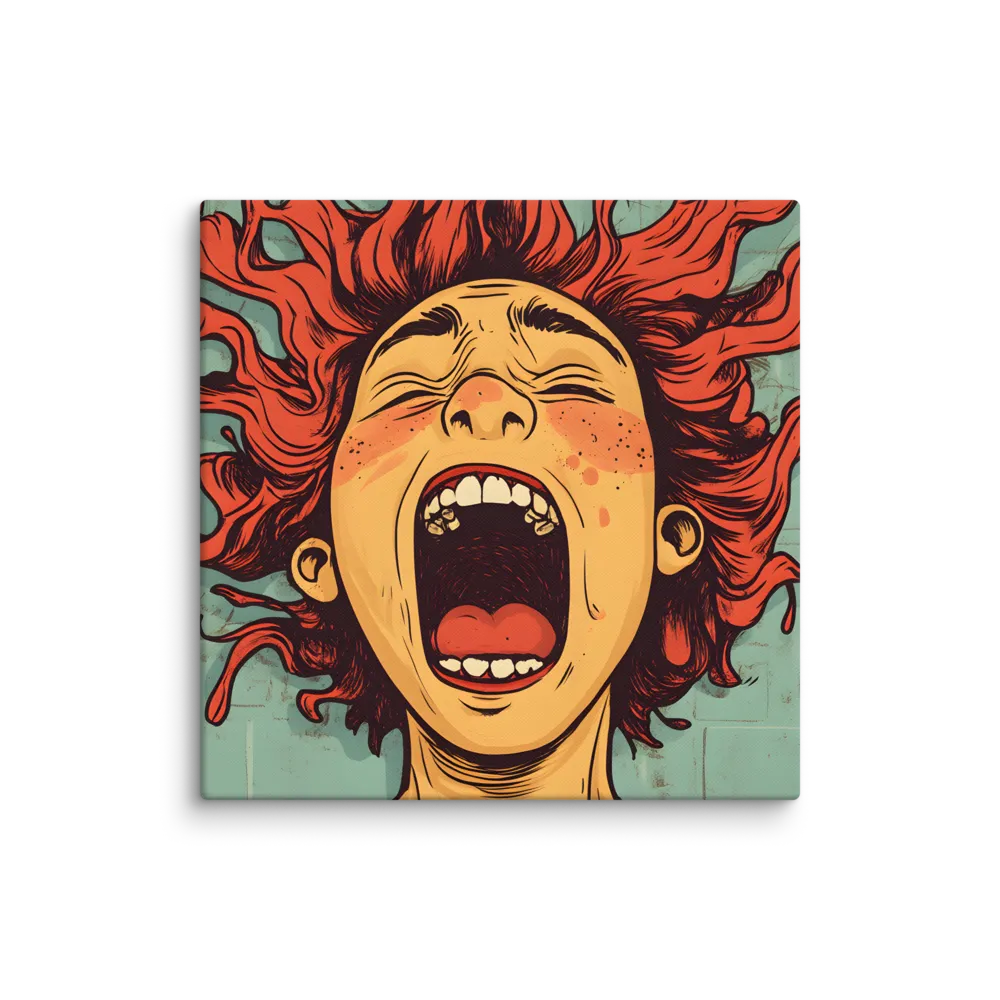 Fury Unleashed | Canvas | 18″×18″