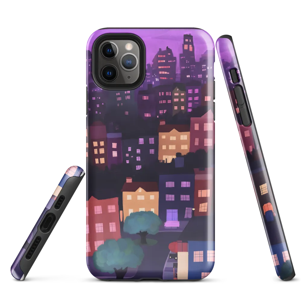 Serene City Nights | Phone Case |  11 Pro Max | Tough Case | Glossy