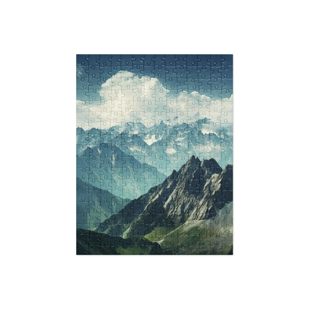 Majestic Mountain Range | Jigsaw Puzzle | 252/520 pieces