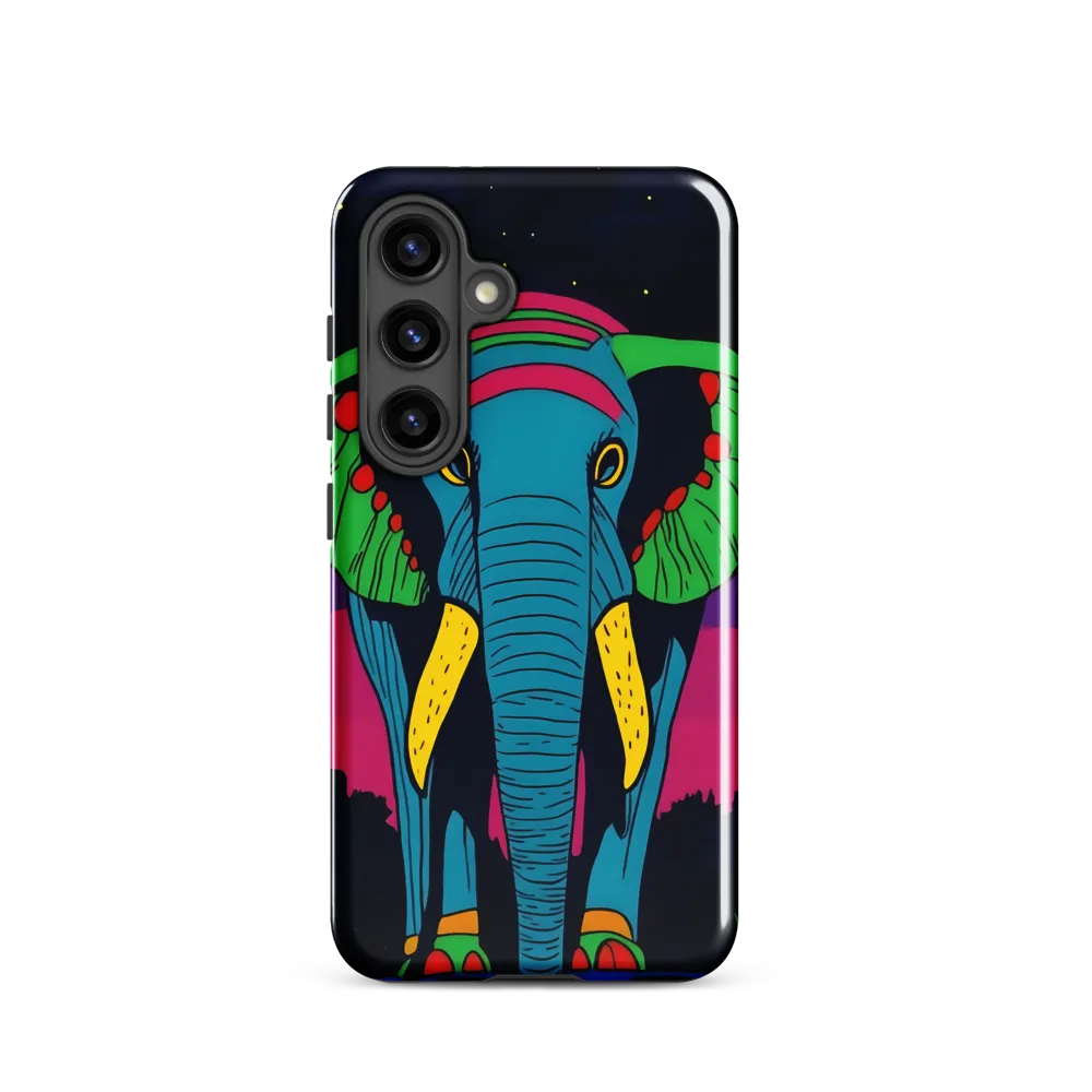 Whimsical Majesty: The Vibrant Elephant