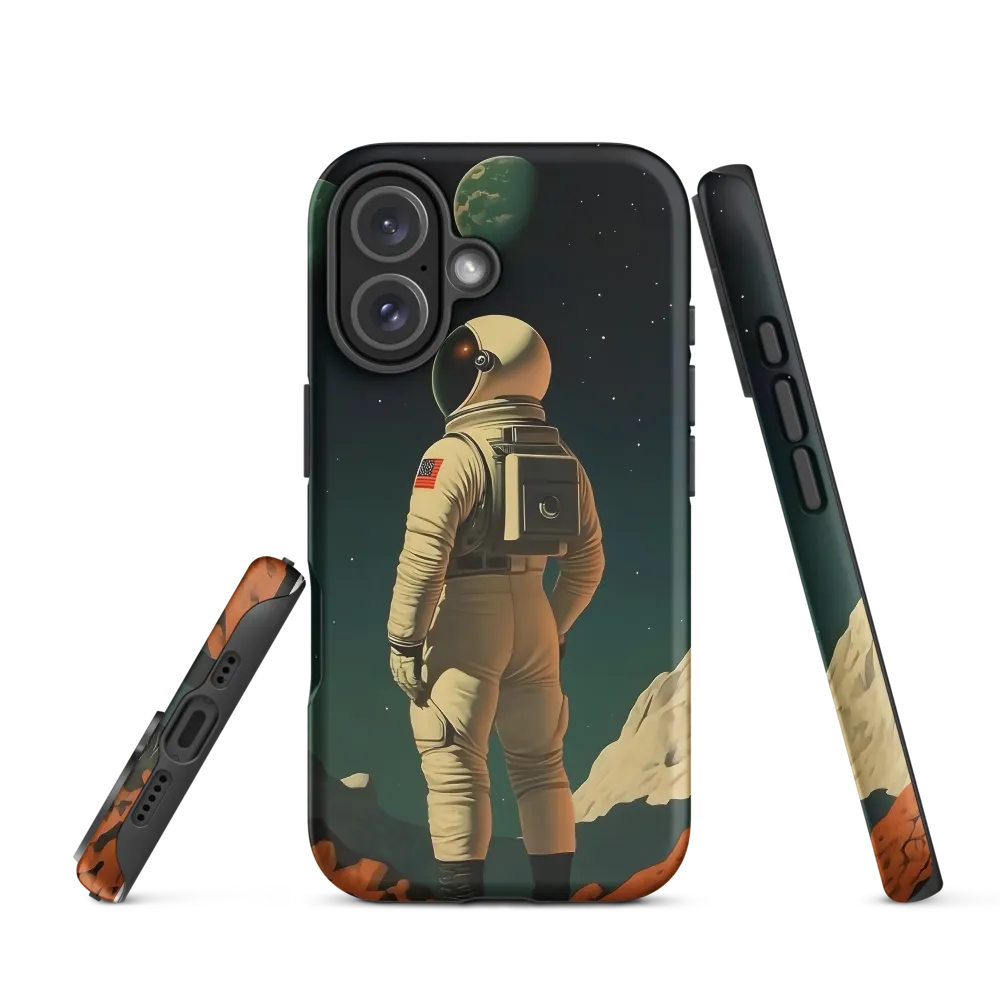 Beyond the Horizon: An Astronaut's Journey | Phone Case