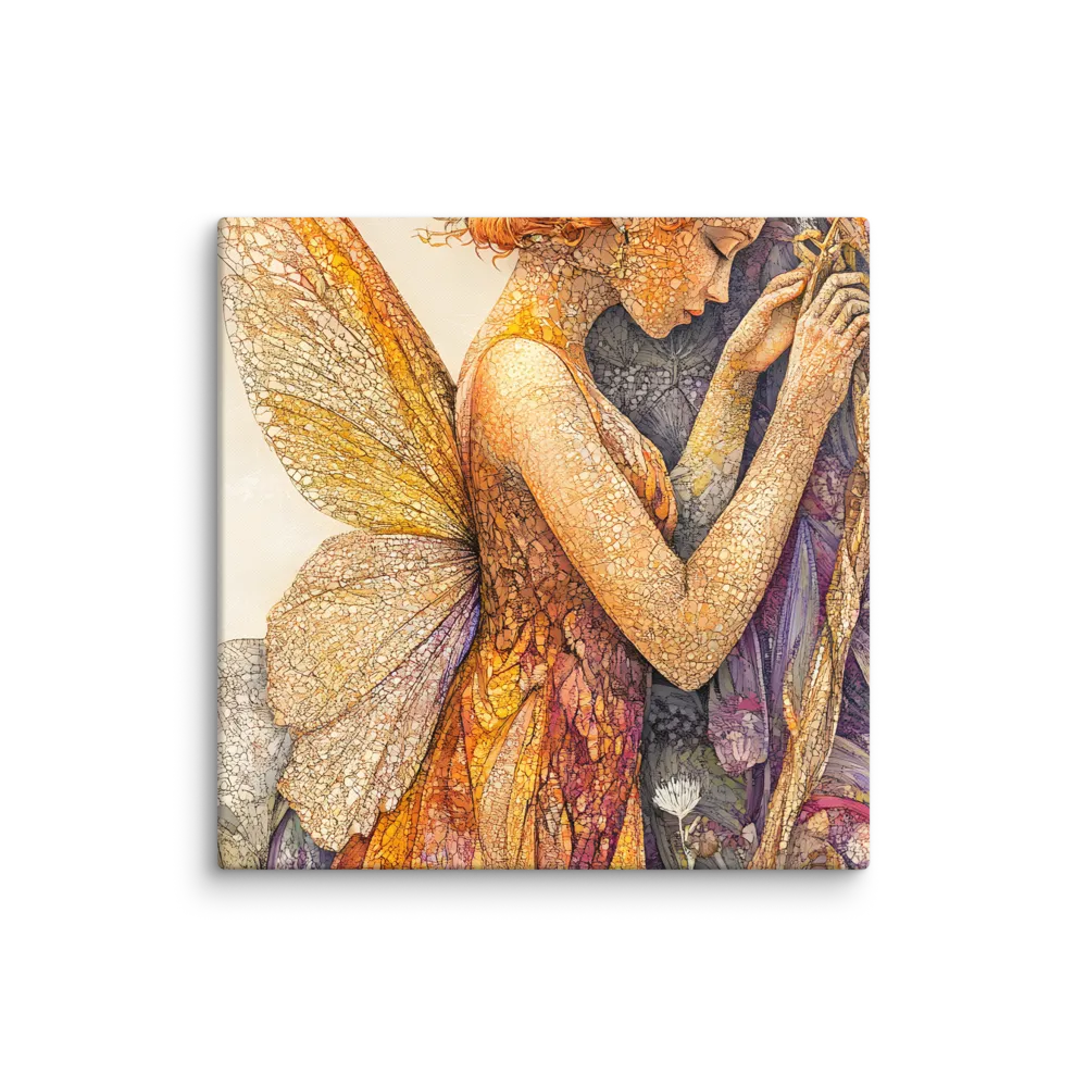 Whispers of the Frosted Meadow | Canvas | 24″×24″