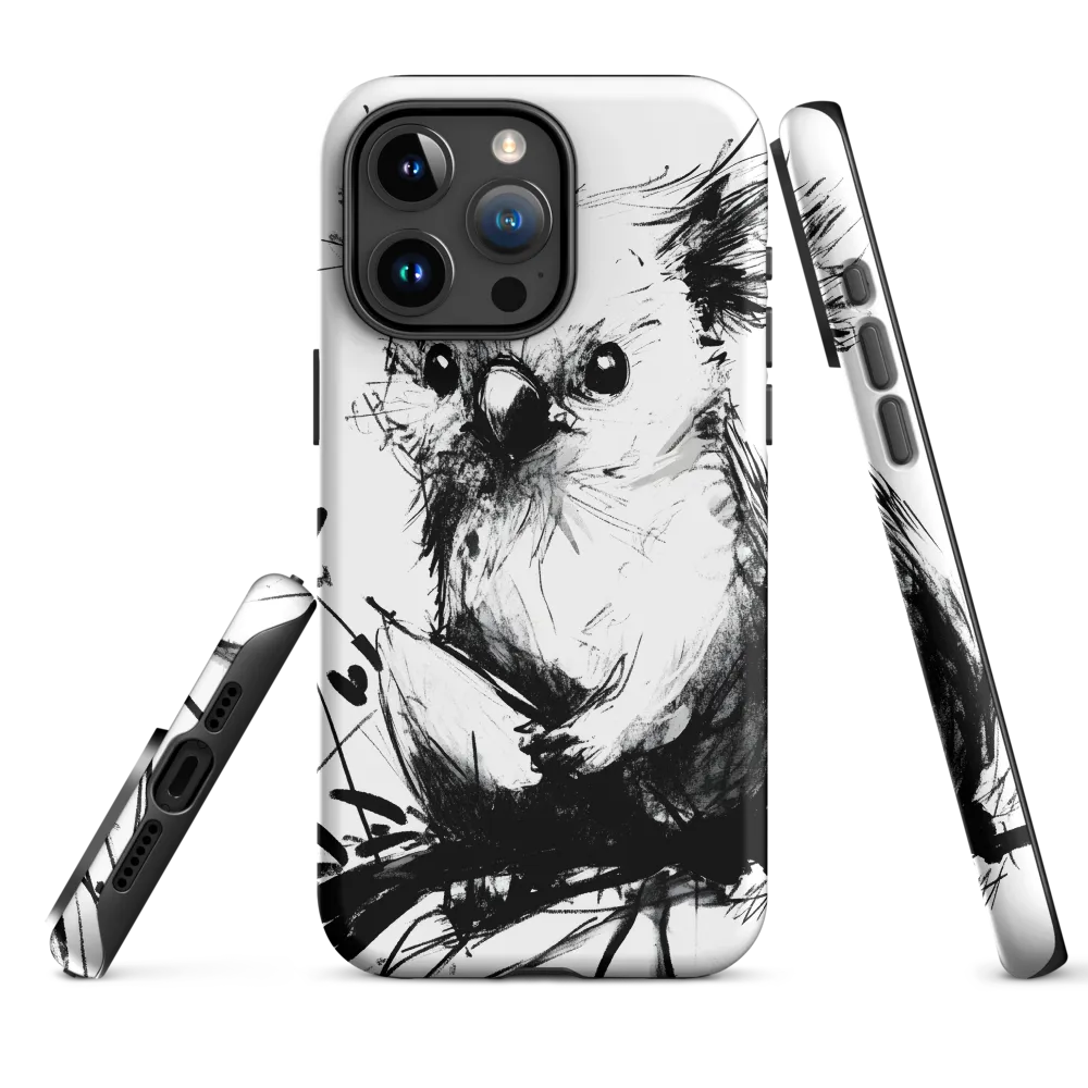 Whimsical Koala in Ink
