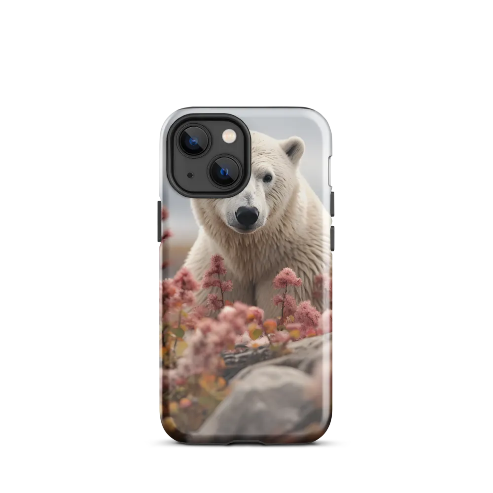 Curiosity Among Blooms: The Polar Bear