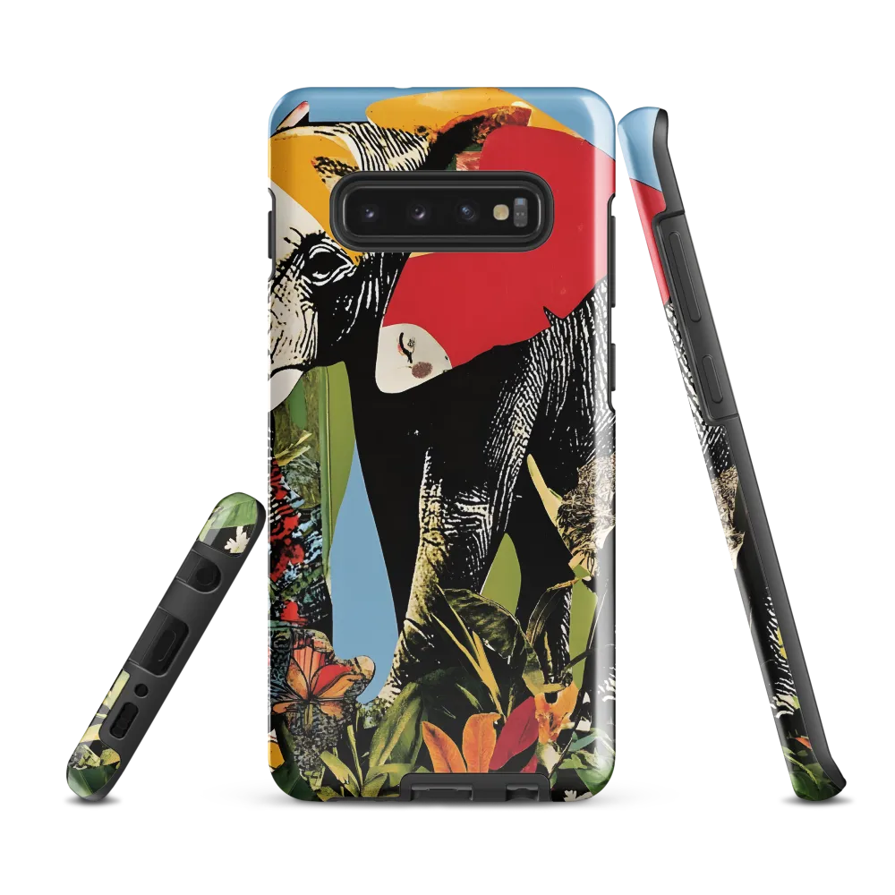 Harmony of Nature: The Elephant's Embrace | Phone Case |  S10 Plus | Tough Case | Glossy