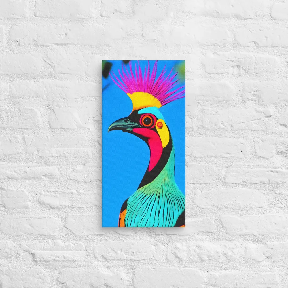 Whimsical Avian Portrait | Canvas | 10″×20″