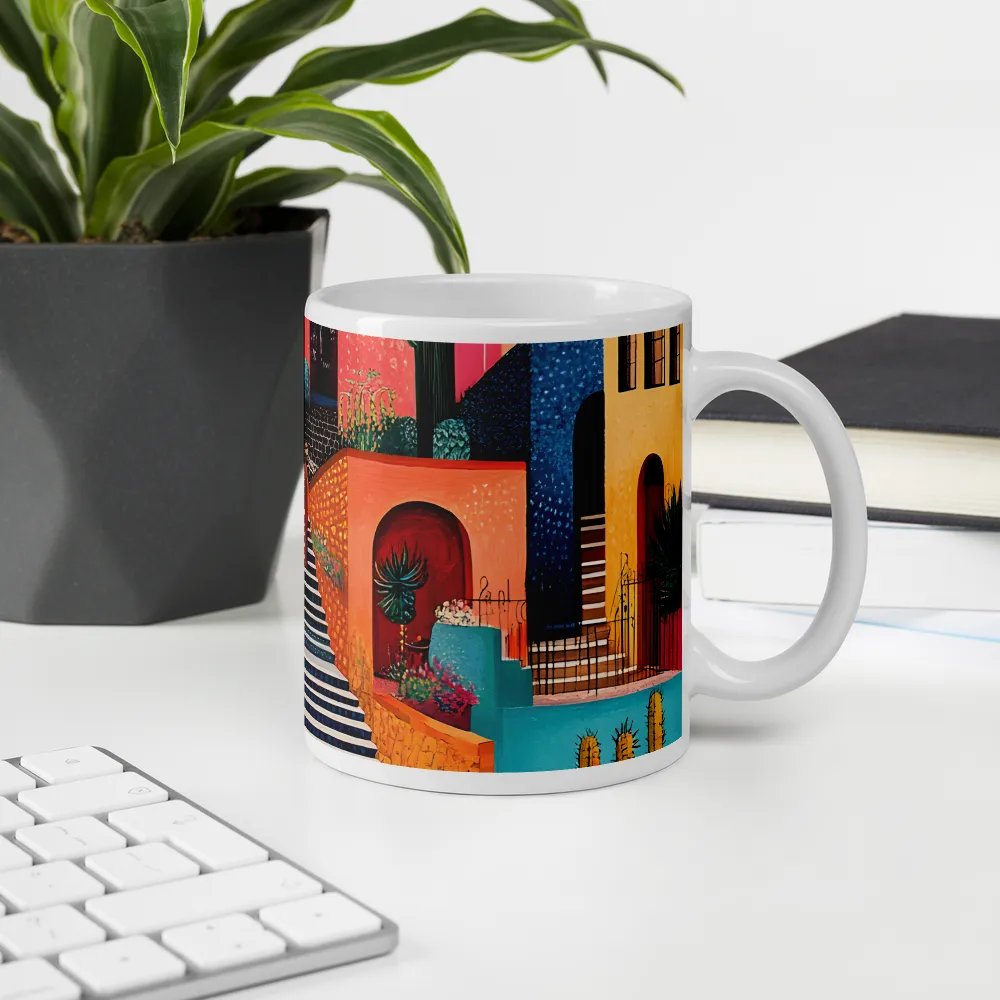 Colorful Architectural Harmony | Mugs | Multiple Sizes & Colors