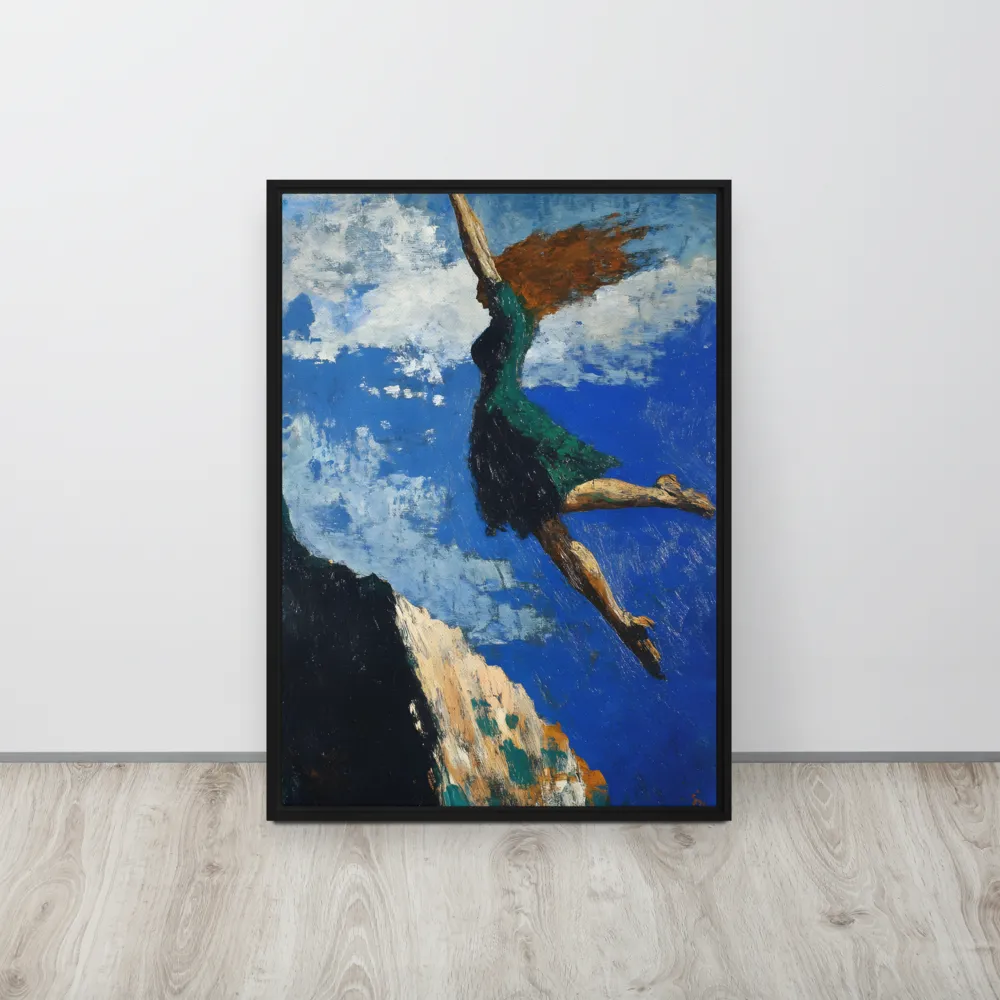 Boundless Ascent | Canvas with Black Frame | 20″×28″
