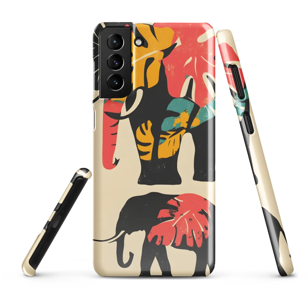 Tropical Elegance: The Elephant's Dance