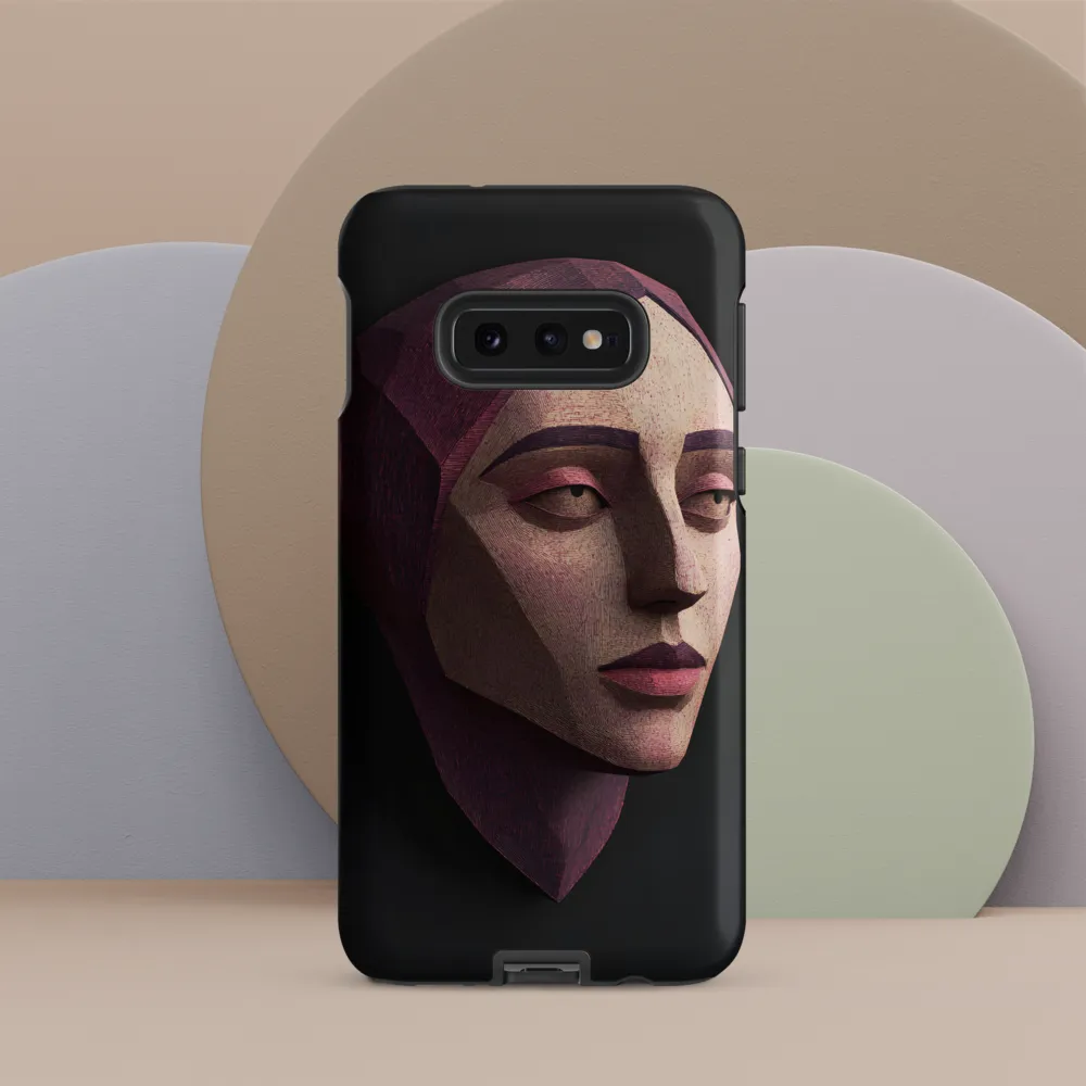 Geometric Elegance: A Contemporary Portrait