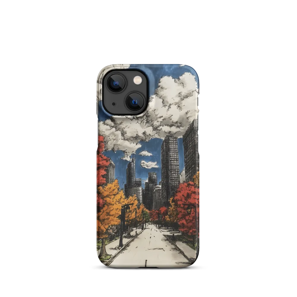 Autumn Serenity in the City | Phone Case |  13 Mini | Snap Case | Matte
