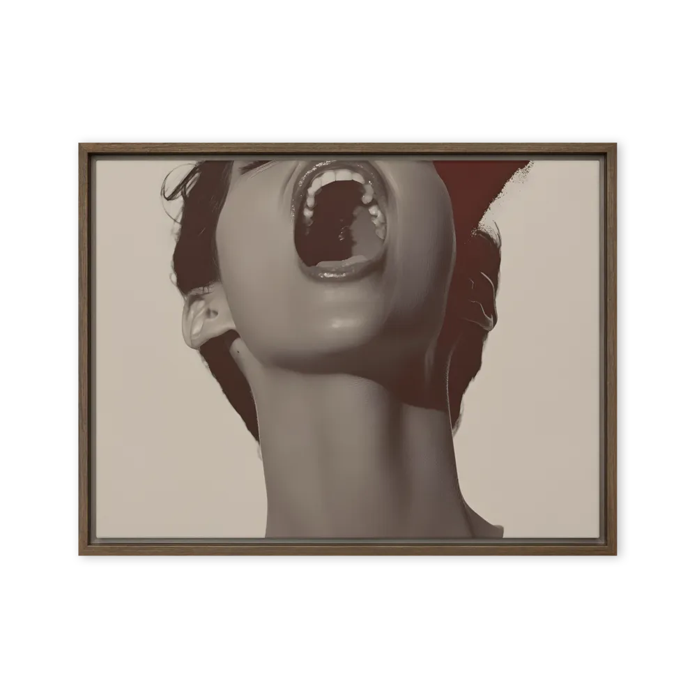 Echoes of Emotion | Canvas with Brown Frame | 18″×24″