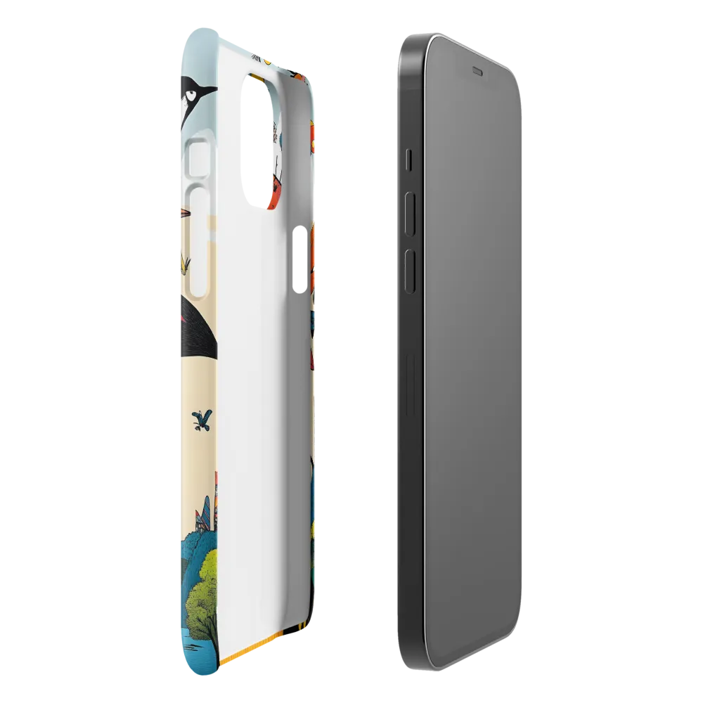 The Whimsical Birdscape | Phone Case |  12 Pro Max | Snap Case | Glossy